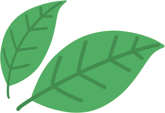 Green leaves